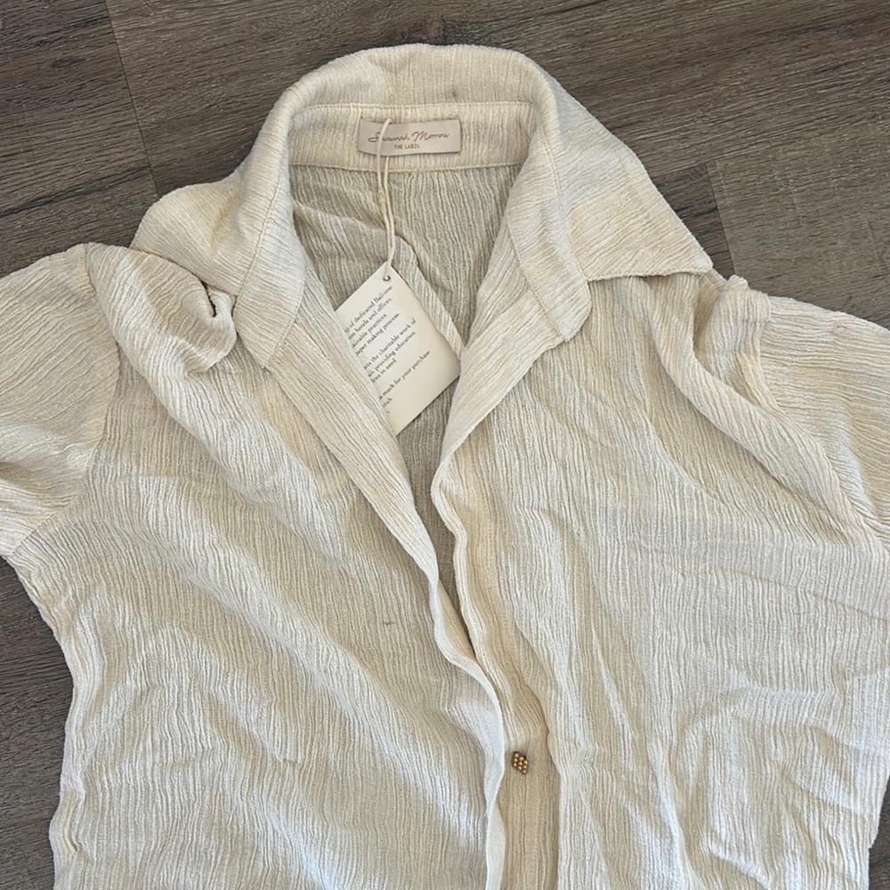 Savannah Morrow Cream Shirt